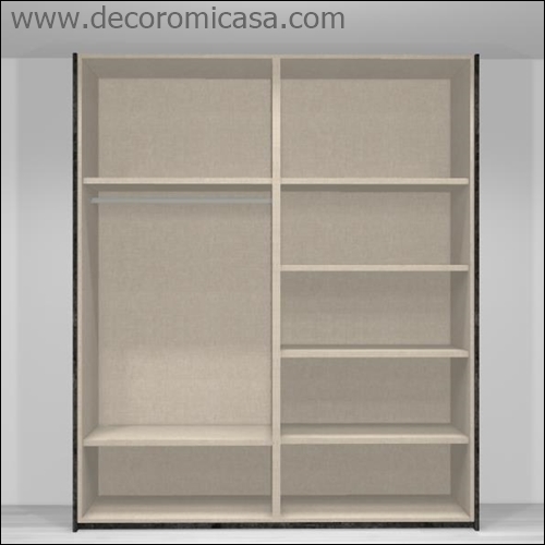 Este es tu armario ideal de entre 160 y 240 cms para colgar y doblar ropa